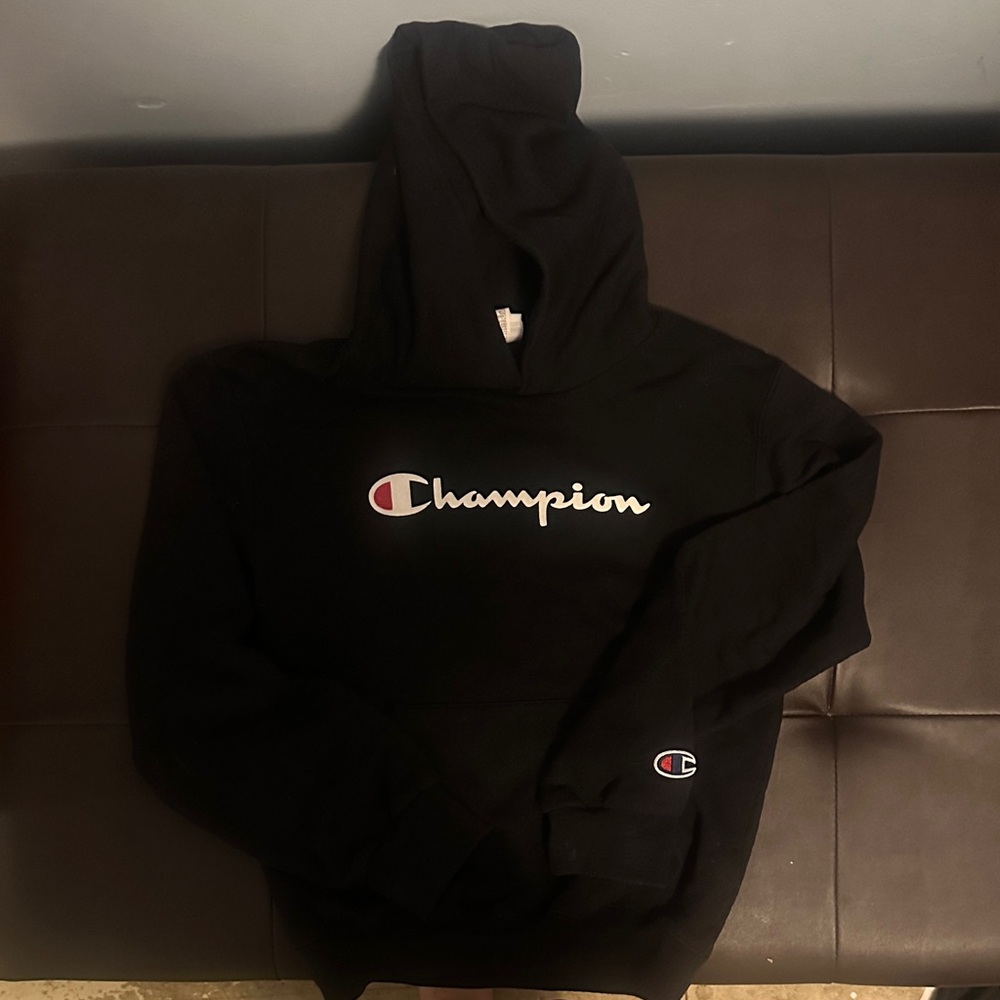 Champion Black Pullover Hoodie